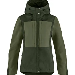 Fju00e4llru00e4ven Damen Angeljacken & -Westen<Fjällräven Keb Jacket W Damen (Deep Forest-Laurel Green)