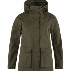 Best Fju00e4llru00e4ven Fjällräven Lappland Forest Hybrid Jacket W Damen (Dark Olive)