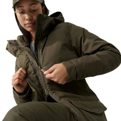 Hot Fju00e4llru00e4ven Fjällräven Lappland Högvilt Jacket W Damen (Dark Olive)