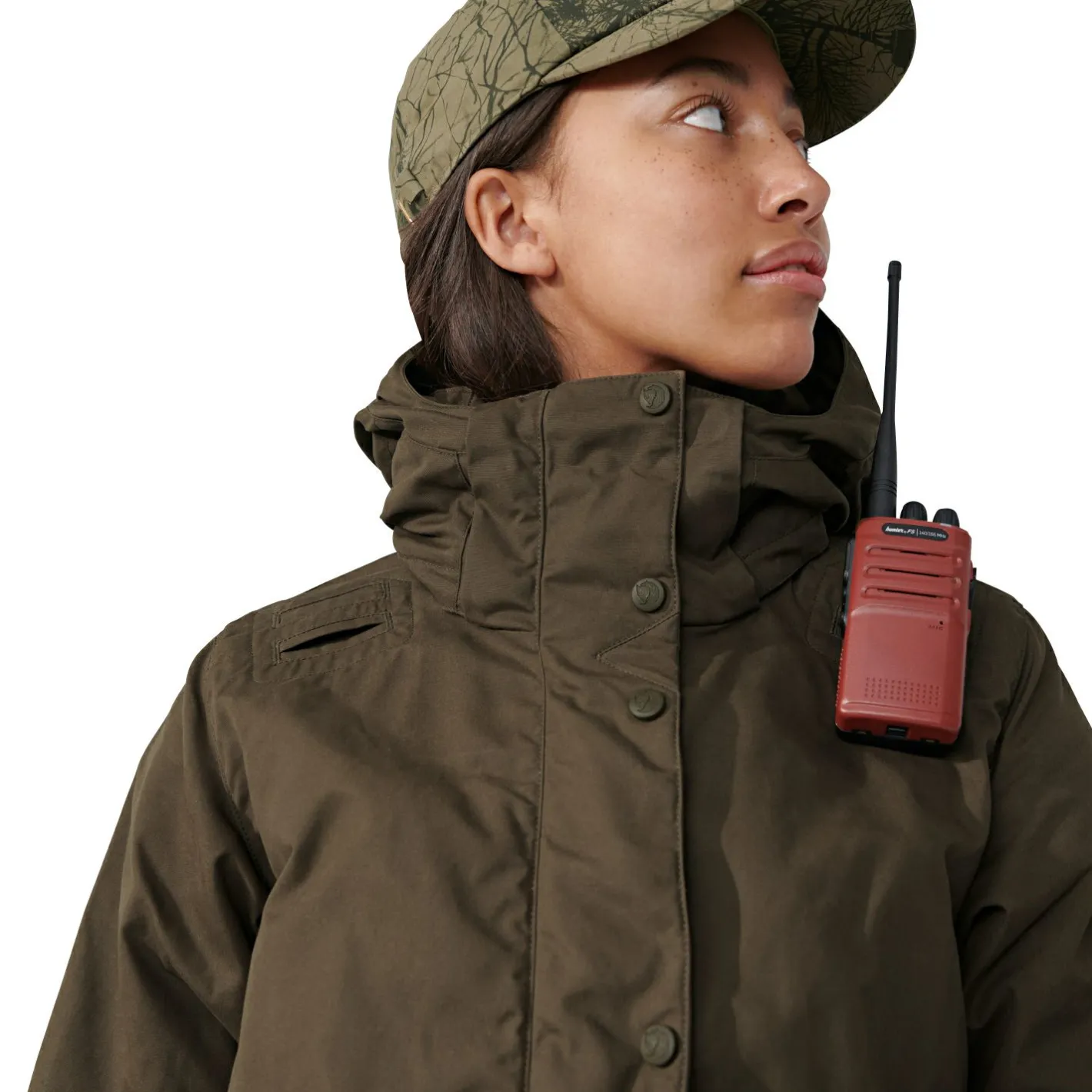 Hot Fju00e4llru00e4ven Fjällräven Lappland Högvilt Jacket W Damen (Dark Olive)