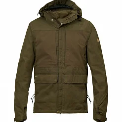 Discount Fju00e4llru00e4ven Fjällräven Lappland Hybrid Jacket M Herren (Dark Olive)