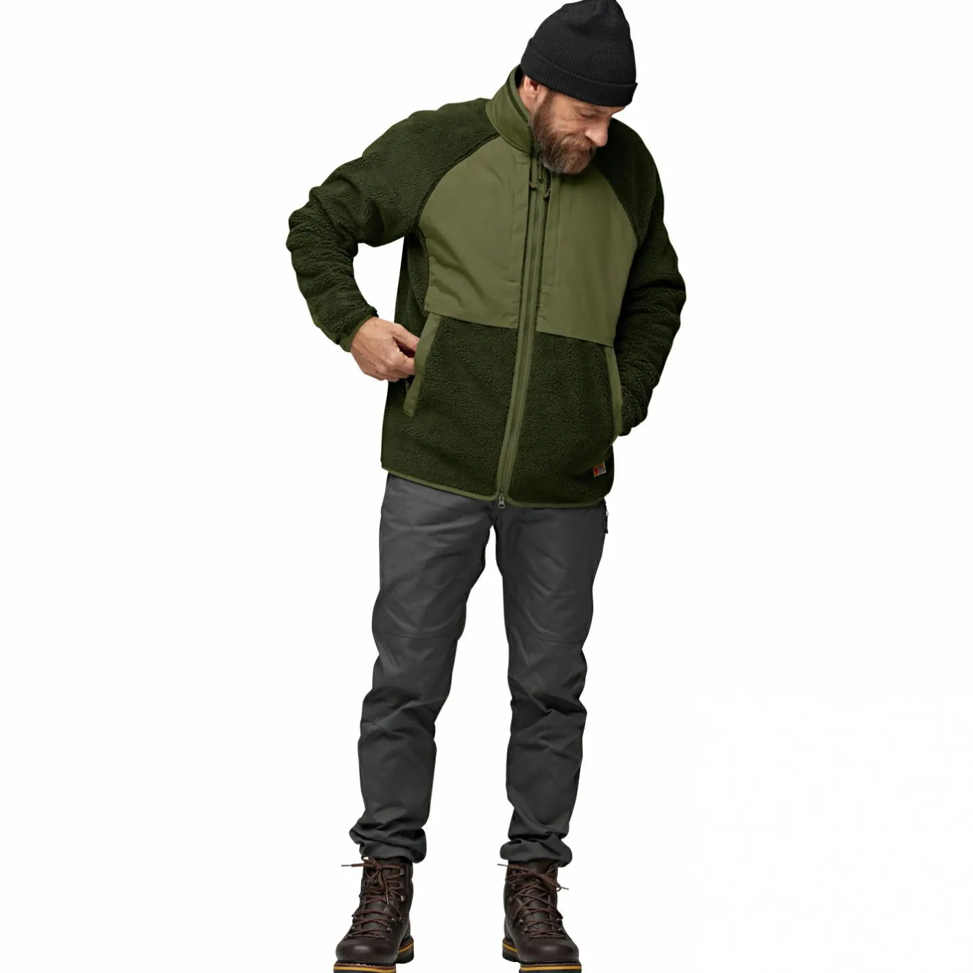 Fju00e4llru00e4ven Outdoor- & Angel-Jacken<Fjällräven Vardag Pile Jacket M Herren (Deep Forest-Laurel Green)