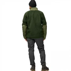 Fju00e4llru00e4ven Outdoor- & Angel-Jacken<Fjällräven Vardag Pile Jacket M Herren (Deep Forest-Laurel Green)