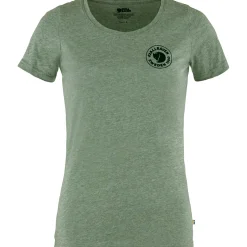 Fju00e4llru00e4ven Damen Angelshirts & -Oberteile<Fjällräven Övik 1960 Logo T-Shirt W Damen (Patina Green)