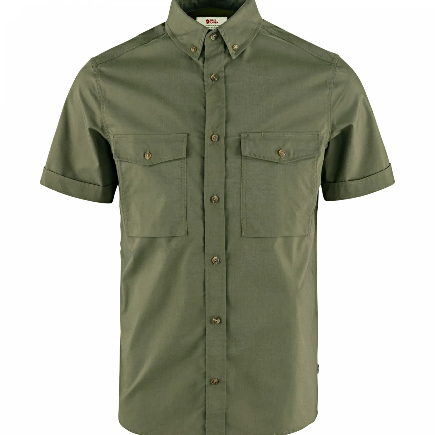 Fju00e4llru00e4ven Outdoor- & Angelhemden<Fjällräven Övik Air Stretch SS Shirt M Herren (Laurel Green)
