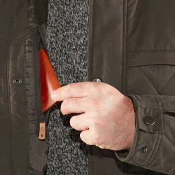Hot Fju00e4llru00e4ven Fjällräven Övik Wool Padded Jacket M Herren (Dark Olive)