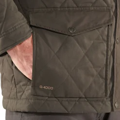 Hot Fju00e4llru00e4ven Fjällräven Övik Wool Padded Jacket M Herren (Dark Olive)