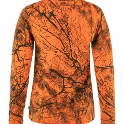 Discount Fju00e4llru00e4ven Fjällräven Värmland Wool LS W Damen (Orange Multi Camo)