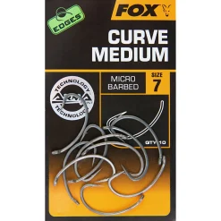 Clearance Fox Angelhaken Edges Curve Medium Hooks X10