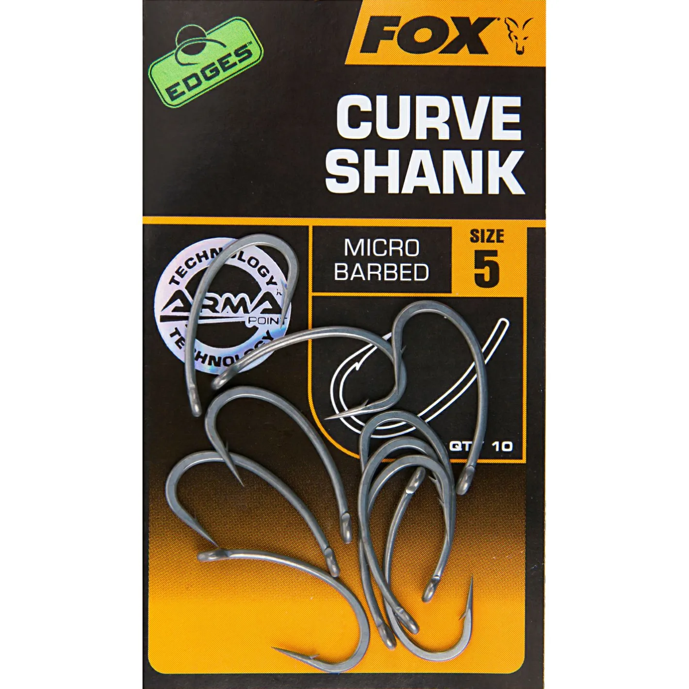 Fox Angelhaken|Karpfenangeln-Zubehör<Angelhaken Edges Curve Short Hooks X10
