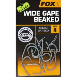 Fox Angelhaken|Karpfenangeln-Zubehör<Angelhaken Edges Wide Gape Beaked Hooks X10