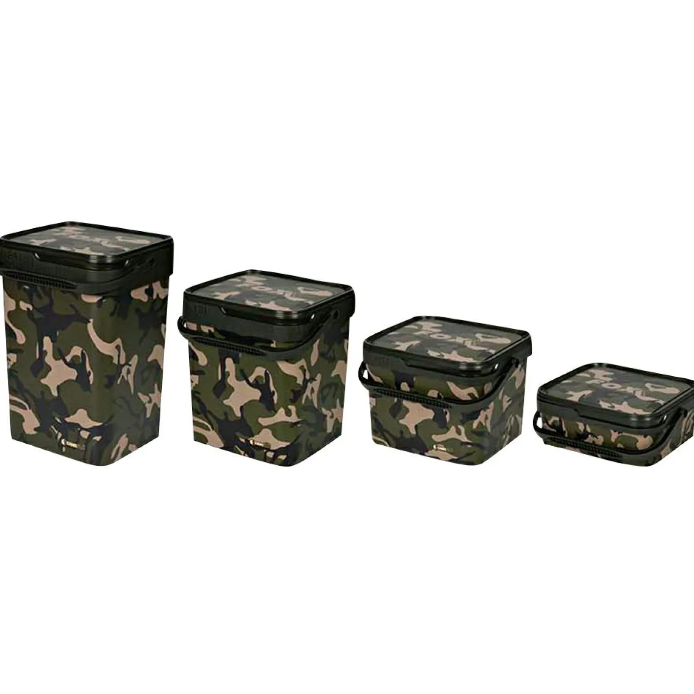 Fox Angelkoffer & Angelboxen ·Futtereimer<Camo Bucket