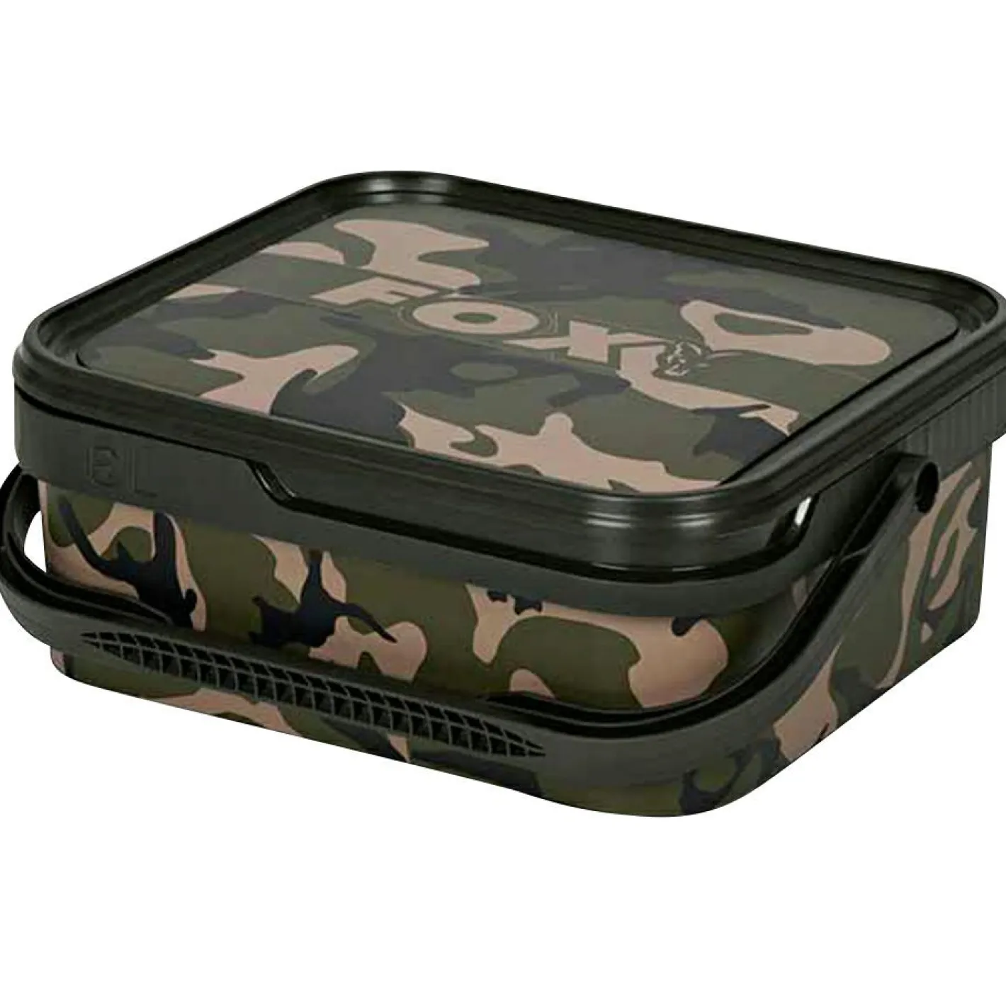 Fox Angelkoffer & Angelboxen ·Futtereimer<Camo Bucket