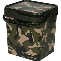 Fox Angelkoffer & Angelboxen ·Futtereimer<Camo Bucket