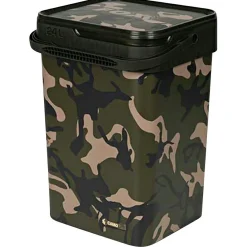 Fox Angelkoffer & Angelboxen ·Futtereimer<Camo Bucket