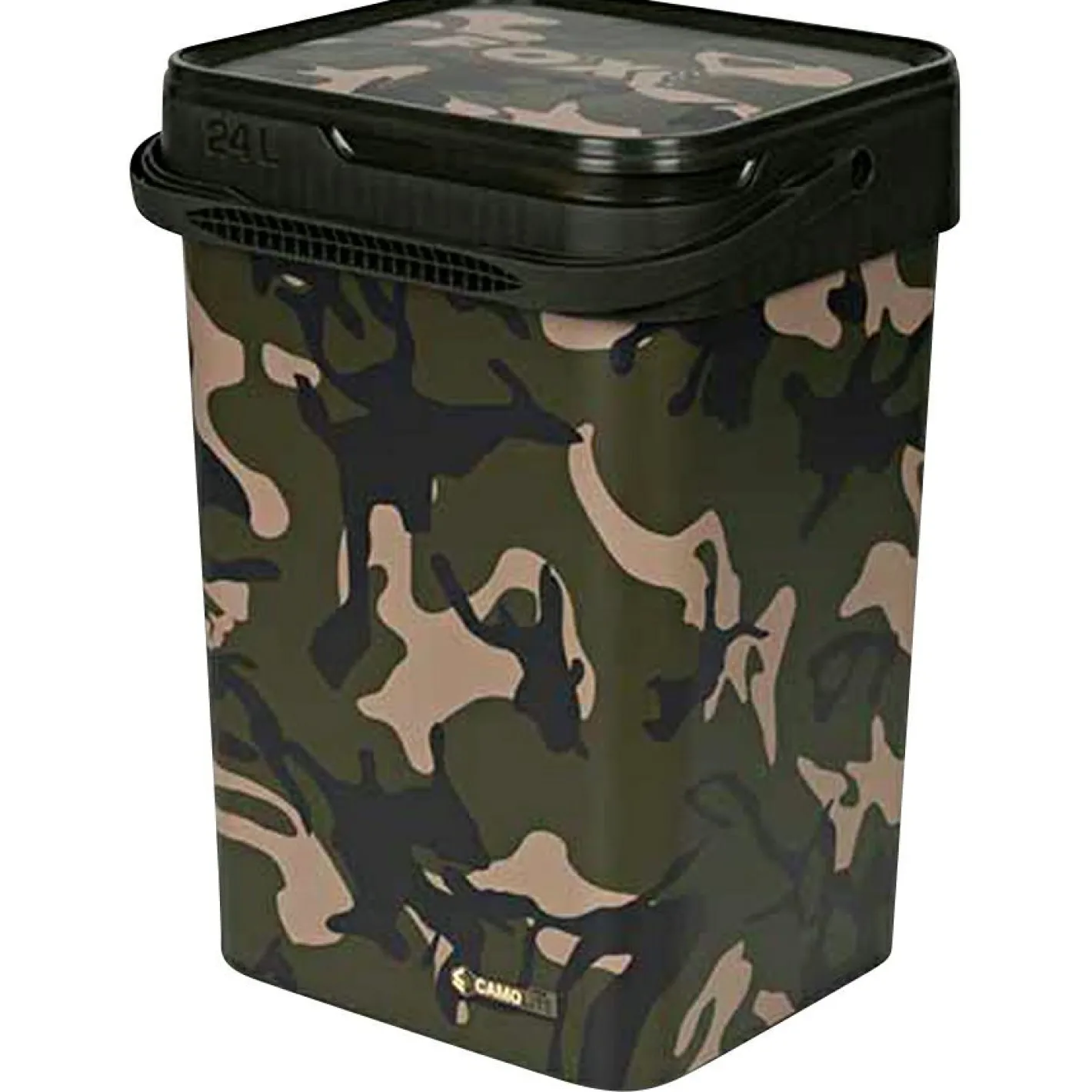 Fox Angelkoffer & Angelboxen ·Futtereimer<Camo Bucket