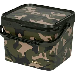 Fox Angelkoffer & Angelboxen ·Futtereimer<Camo Bucket
