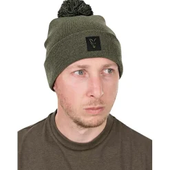 New Fox Collection Bobble Hat (Black/Orange)