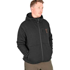 Fox Outdoor- & Angel-Jacken<Collection Sherpa Jacket Herren (Black/Orange)