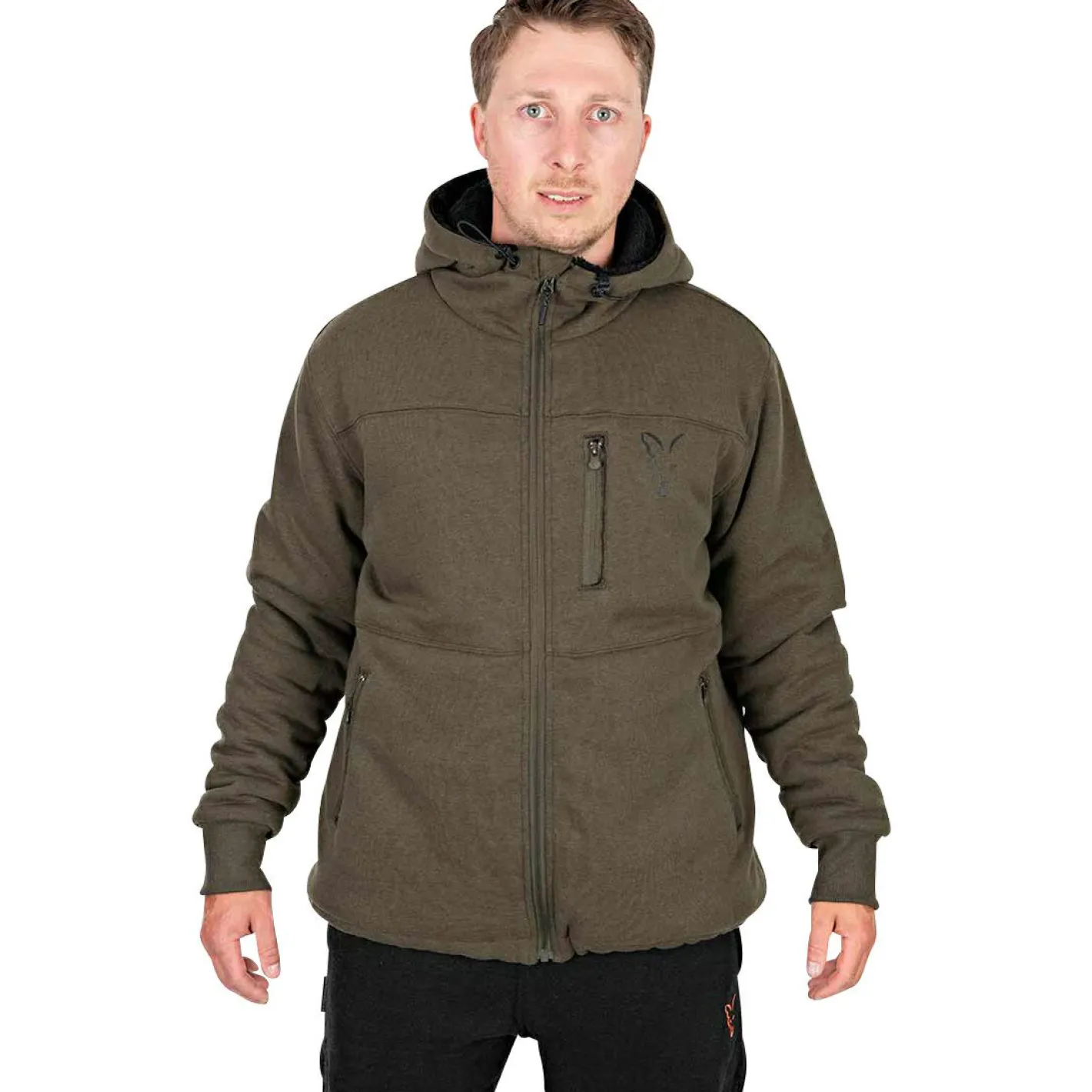 Fox Outdoor- & Angel-Jacken<Collection Sherpa Jacket Herren (Green/Black)