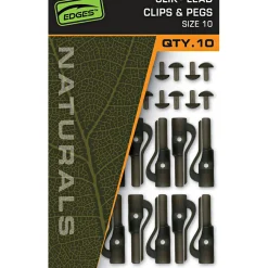 Clearance Fox EDGES™ Naturals Slik Lead Clip & Pegs - Size 10