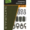 Fox Karpfenangeln-Zubehör<EDGES™ Naturals Standard Run Ring Kit