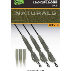 Discount Fox EDGES™ Naturals Submerge Power Grip Lead Clip Leaders