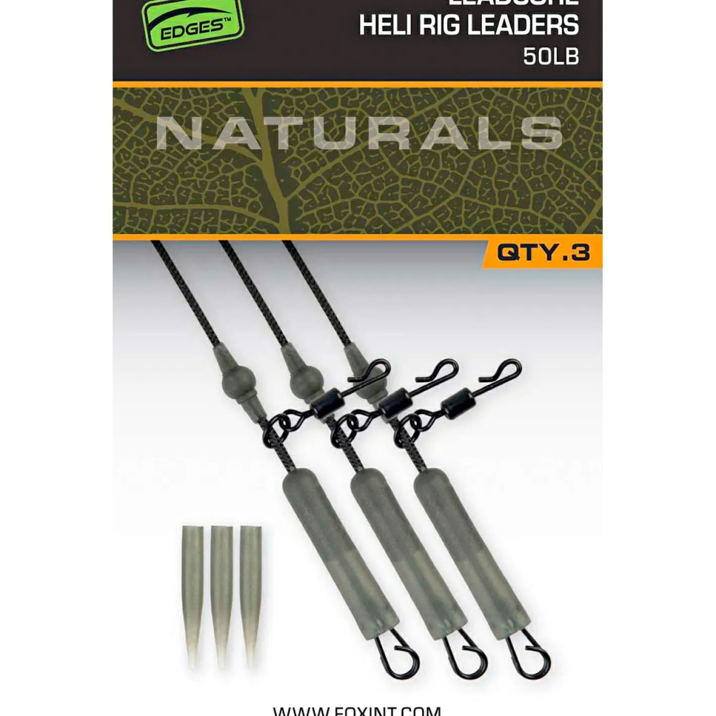 Best Fox EDGES™ Naturals Submerge Heli Rig Leaders