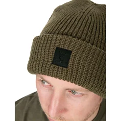 Clearance Fox Merino Blend Beanie (Olive)