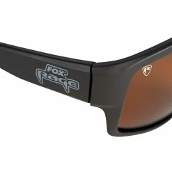 Outlet Fox Rage Grey Wrap Mirror Sunglasses (Brown Lens)