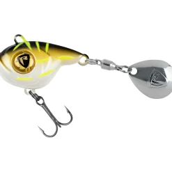Fox Rage Bleikopfspinner<Kunstköder Ultra UV Big Eye Spin (Black & Gold)