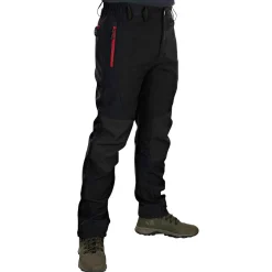 Fox Rage Outdoor- & Angler-Cargohosen<Pro Series Soft Shell Trousers Herren (Grey/Chili Red)