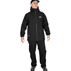 Fox Rage Angelanzüge<RageWear Rainsuit Salopettes & Jacket Herren (Black)