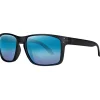 Outlet Fox Rage Transparent Black Eyewear (Brown Lens/Mirror Blue)