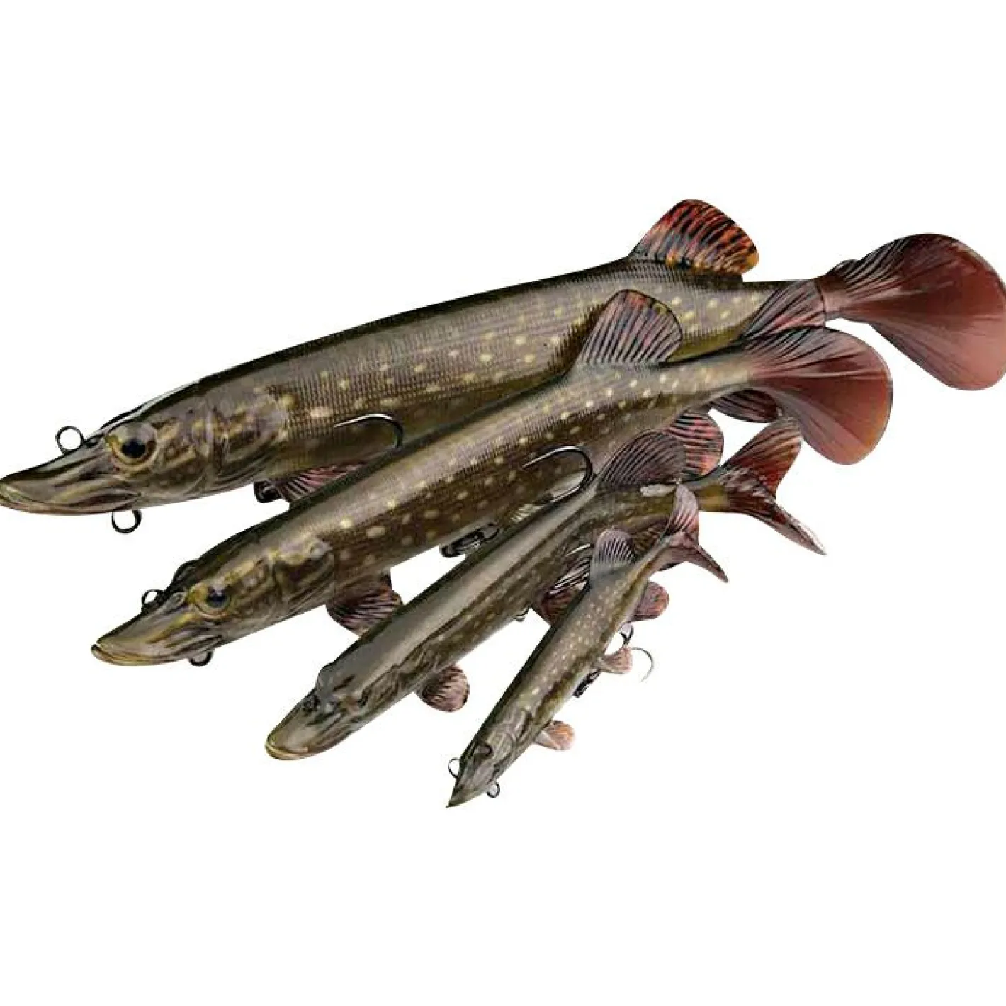 Fox Rage Gummiköder ·Fertig Montierte Gummifische<Ultra-Realistic Pike