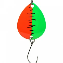 FTM Forellenangeln-Zubehör|Trout Spoons<BFlake (Grün-Orange/Schwarz)