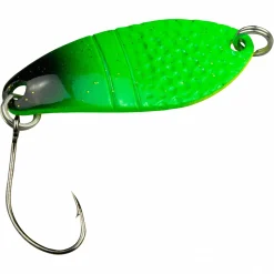 FTM Trout Spoons|Trout Spoons<Trout Spoon Dragon (2,5 g, Black/Green, Yellow UV)