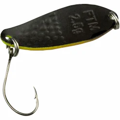Best FTM Trout Spoon Dragon (2,5 g, Yellow/Green, Black UV)