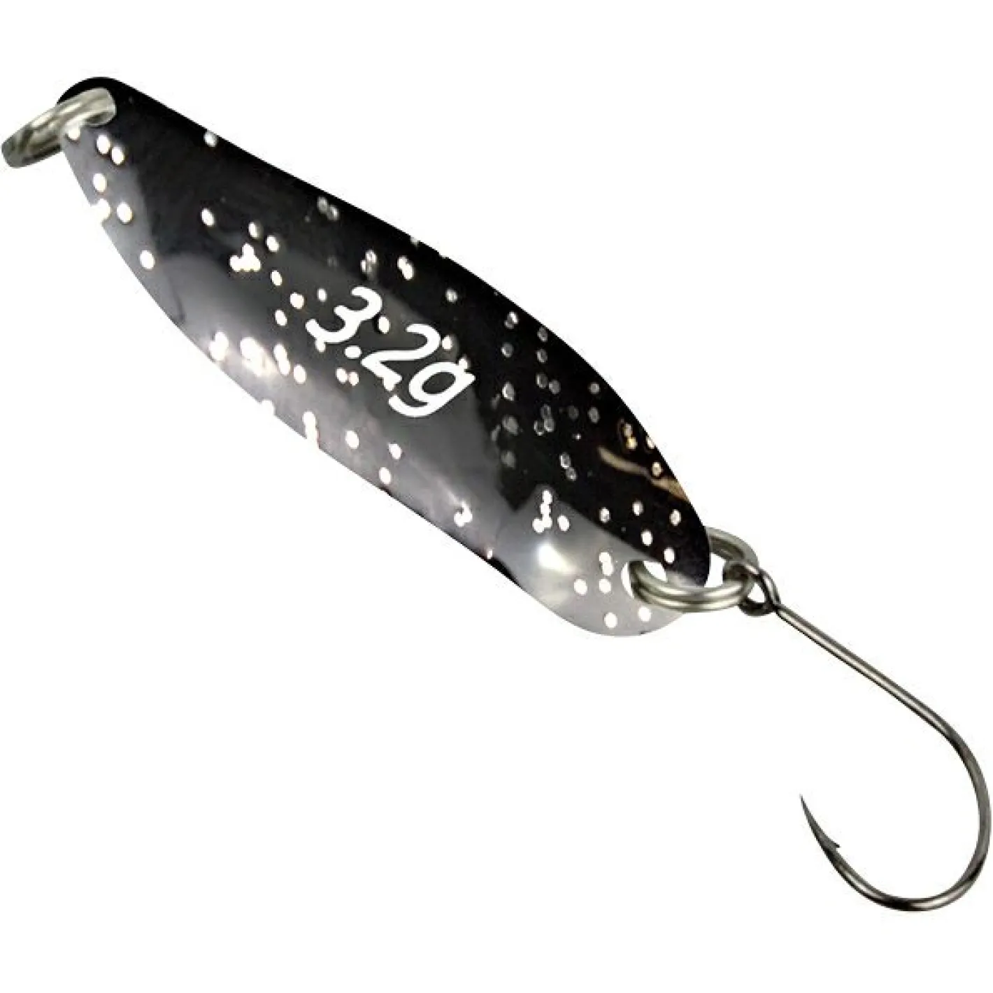 FTM Trout Spoons|Trout Spoons<Trout Spoon Hammer (3,2 g, Grün/Schwarz Glitter UV)