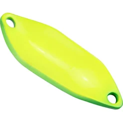 Best FTM Trout Spoon Hit (3,3 g, Grün/Gelb Glitter)