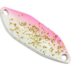 FTM Trout Spoons|Trout Spoons<Trout Spoon Hit (3,3 g, Weiß/Pínk Glitter)