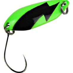 FTM Trout Spoons|Trout Spoons<Trout Spoon Spark (2,5 g, Grün/Schwarz UV)