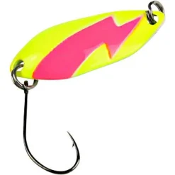FTM Trout Spoons|Trout Spoons<Trout Spoon Spark (2,5 g, Gelb/Pink UV)