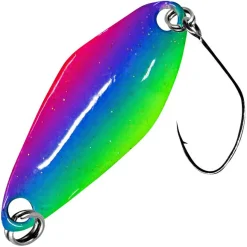 Clearance FTM Trout Spoon Tremo (2,3 g, Pink/Blau/Grün, Schwarz UV)