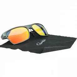 Gamakatsu Angelbrillen & Polbrillen<G-Glasses Alu (Grey / Red Mirror)
