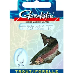 Gamakatsu Forellenangeln-Zubehör<Haken Trout (100 cm)