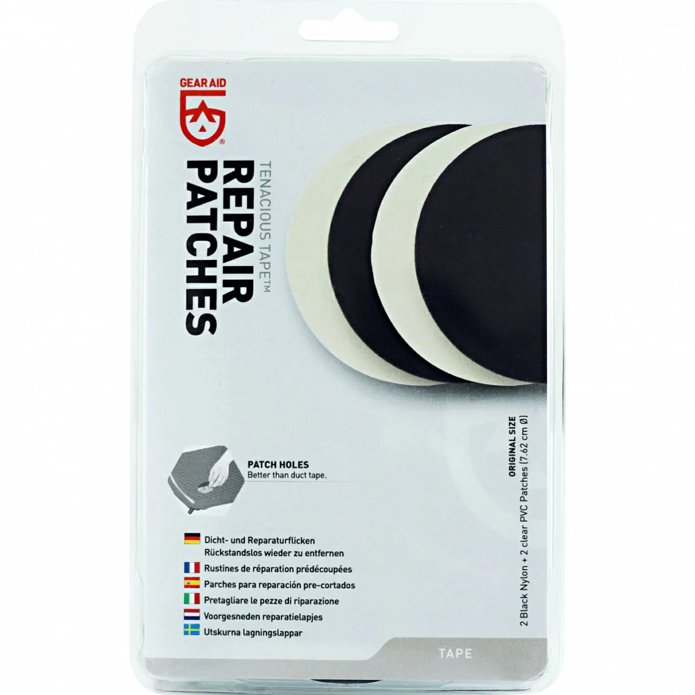 Hot Gear Aid Tenacious® Sealing & Repair Patches Reparatur Flicken