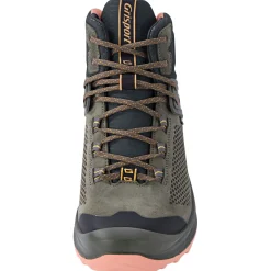 Grisport Damen Angelschuhe|Damen Angelschuhe<Cata Outdoorstiefel Damen (Olive/Peach)