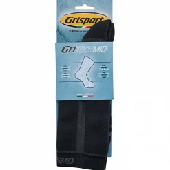 Hot Grisport GRITech Mid Funktionssocken Unisex, lang (Black)