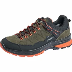 Grisport Angel- & Outdoor-Schuhe<Scamosciato Halbschuhe Herren (Olive/Orange)